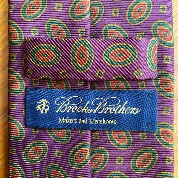 Brooks Brothers 60” Imported Pure Silk - Picture 3 of 3